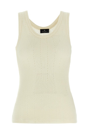 Белая блузка с перфорированным верхом ETRO WRKE0329AU081W3789