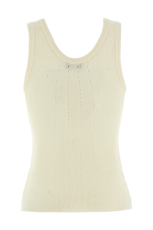 Белая блузка с перфорированным верхом ETRO WRKE0329AU081W3789