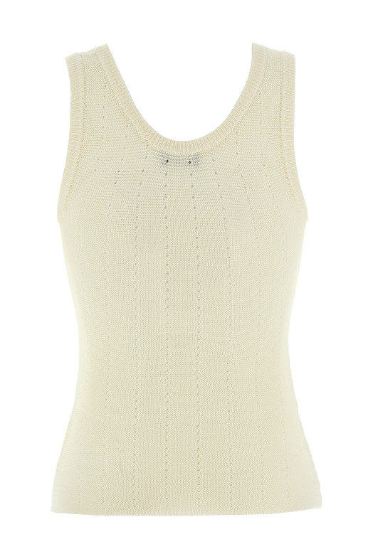Белая блузка с перфорированным верхом ETRO WRKE0329AU081W3789