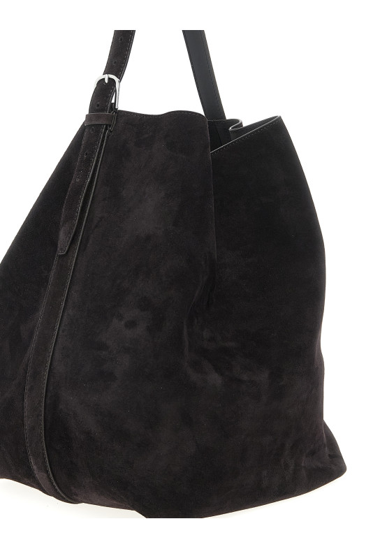 Сумка через плечо «Belted Tote», коричневая 234WLGBG038LE0004040