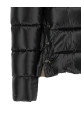Wide neck down jacket Black