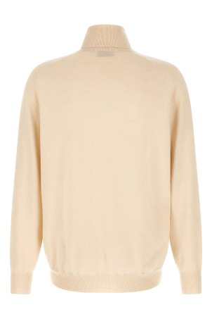 Cashmere turtleneck sweater  White