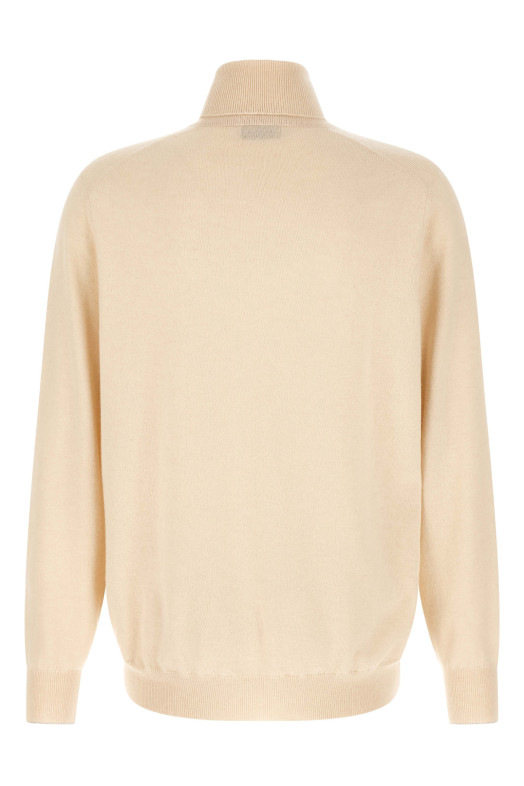Cashmere turtleneck sweater  White