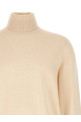 Cashmere turtleneck sweater  White