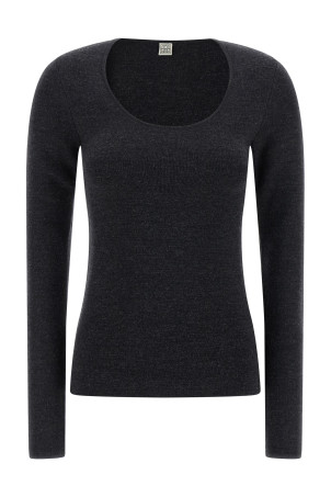 'Compact Knit' sweater Gray