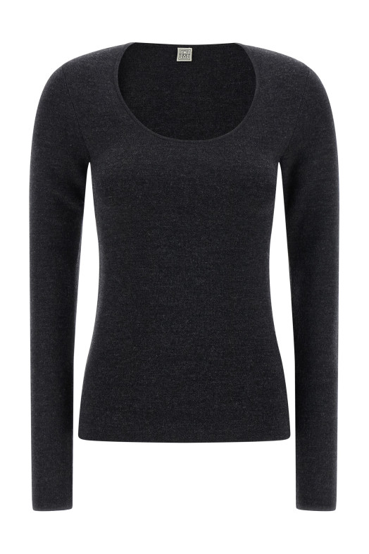 'Compact Knit' sweater Gray