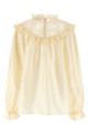 'Lace Billow' blouse Beige