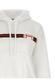 Худі з вишивкою «Morsetto Gucci», біле 837930XJHM09051