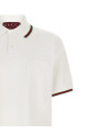 'Nastro Web' polo shirt White