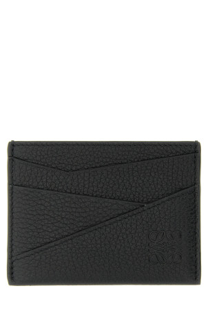 'Puzzle Edge' card holder  Black