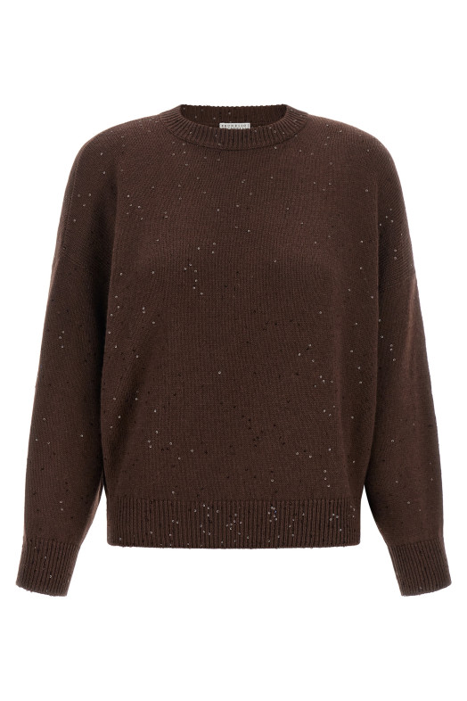 'Diamante' sweater Brown