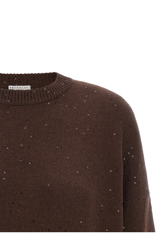 'Diamante' sweater Brown