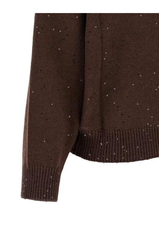 'Diamante' sweater Brown