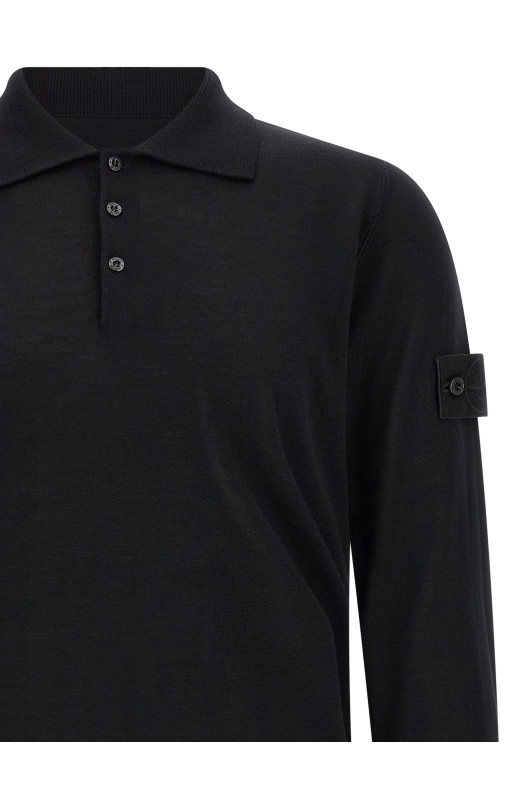 '5100076' polo shirt Black