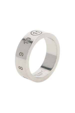 'Numeric' ring Silver