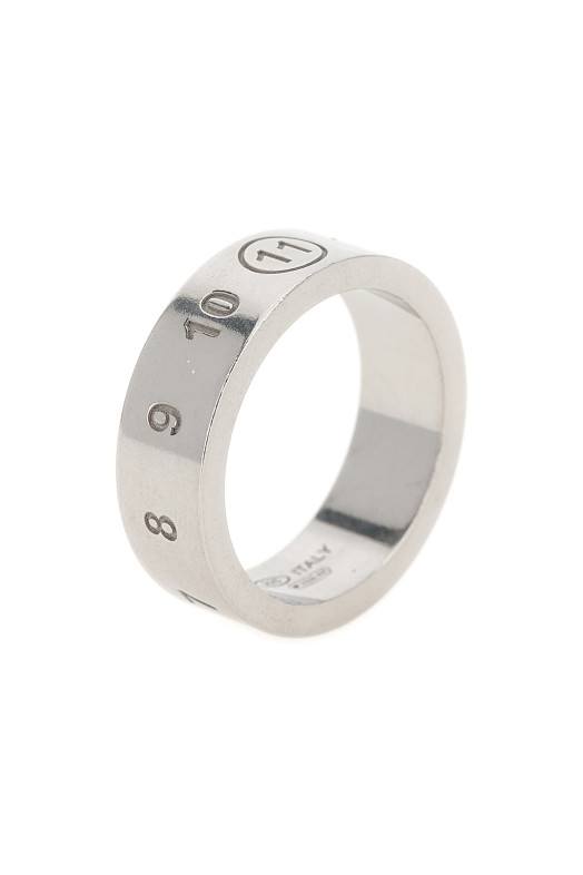 'Numeric' ring Silver