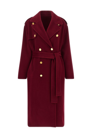 Long wool coat  Red