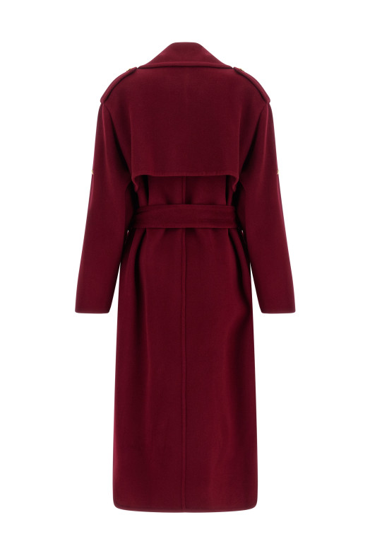 Long wool coat  Red