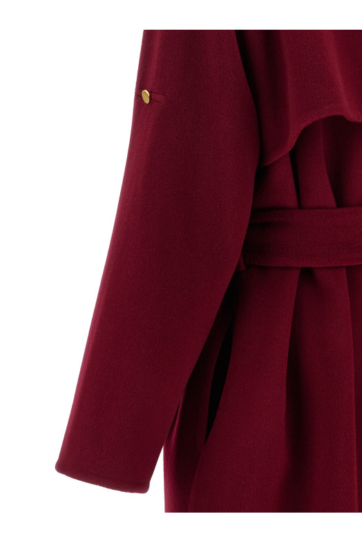 Long wool coat  Red