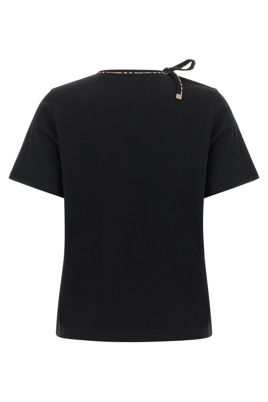 'Frankie Bow' T-shirt  Black