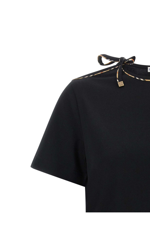 'Frankie Bow' T-shirt  Black