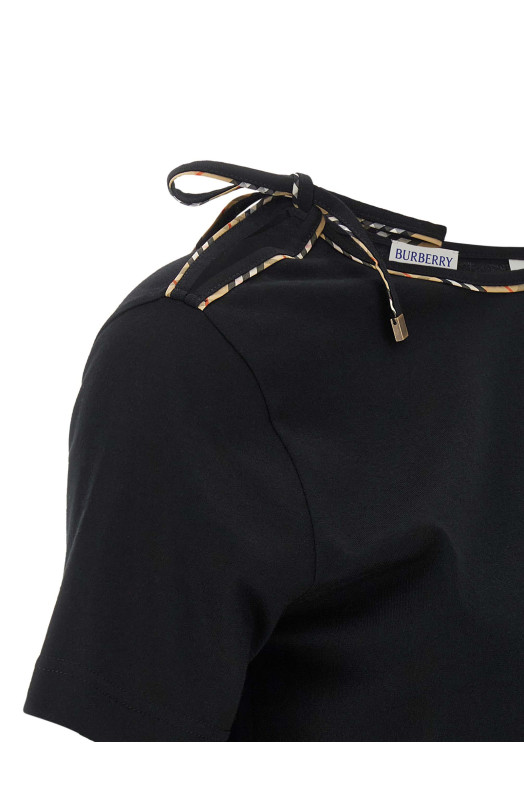 'Frankie Bow' T-shirt  Black