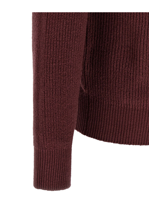 Хлопковый кардиган Malfilé  Бордо BRUNELLO CUCINELLI MNI709706C9763