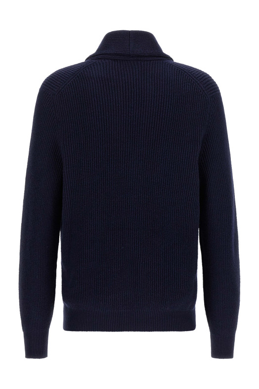 Хлопковый кардиган Malfilé  Синий BRUNELLO CUCINELLI MNI709706C2425