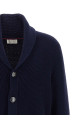 Хлопковый кардиган Malfilé  Синий BRUNELLO CUCINELLI MNI709706C2425