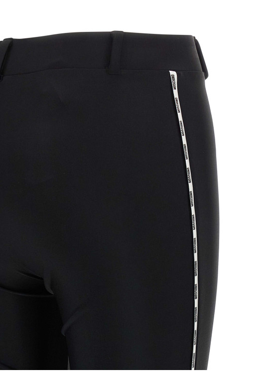 Леггинсы «Moschino»  Черно-серые A031855450555