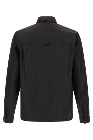 Рубашка из нейлона  Черная PRADA SC514SOOO1WQ8F0002