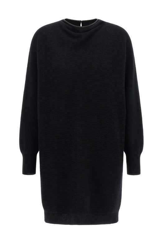 'Precious Collar' dress  Black