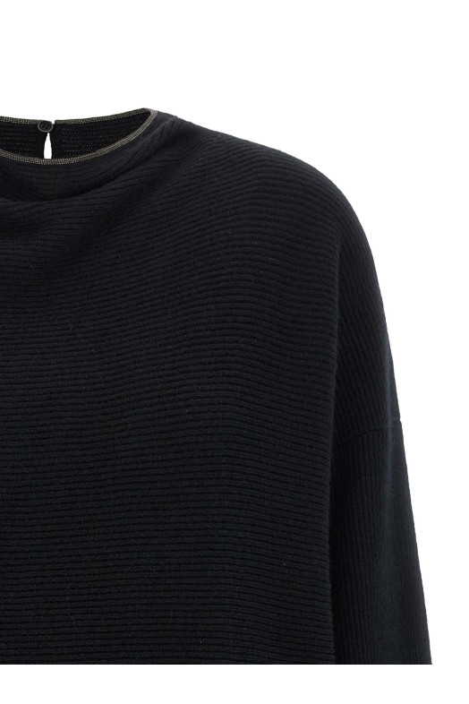 'Precious Collar' dress  Black