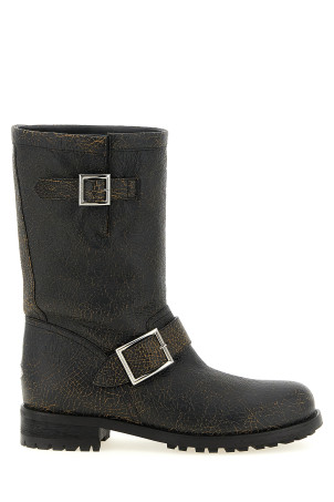 'Biker Mid' ankle boots  Black