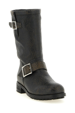 'Biker Mid' ankle boots  Black