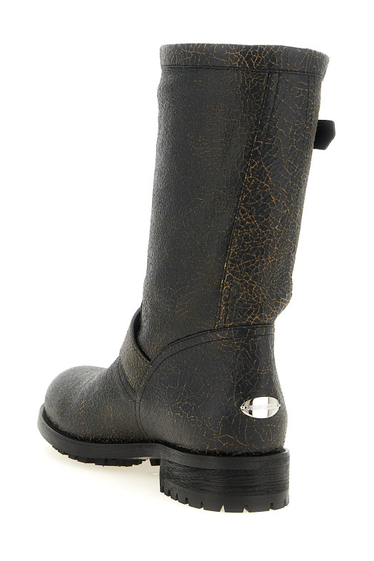 'Biker Mid' ankle boots  Black