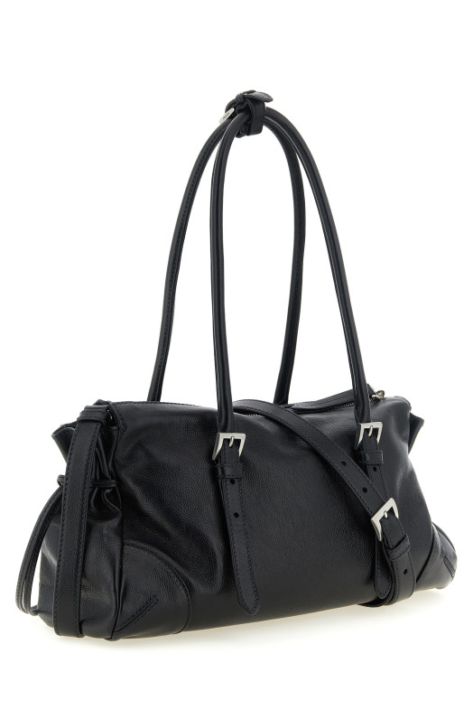 Середня сумка для покупок «Prada Bonnie», чорна 1BG628VOOX2HF2F0002