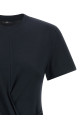 'Fitted Twist' T-shirt Blue
