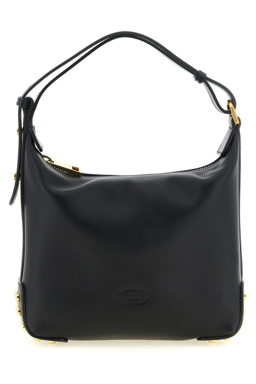 'Gommini' mini shoulder bag Black