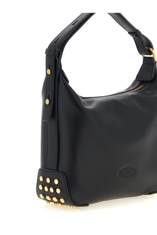 'Gommini' mini shoulder bag Black