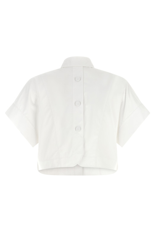 Рубашка с крупными пуговицами, белая FENDI FS8363AW7VF0ZNM