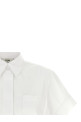 Рубашка с крупными пуговицами, белая FENDI FS8363AW7VF0ZNM