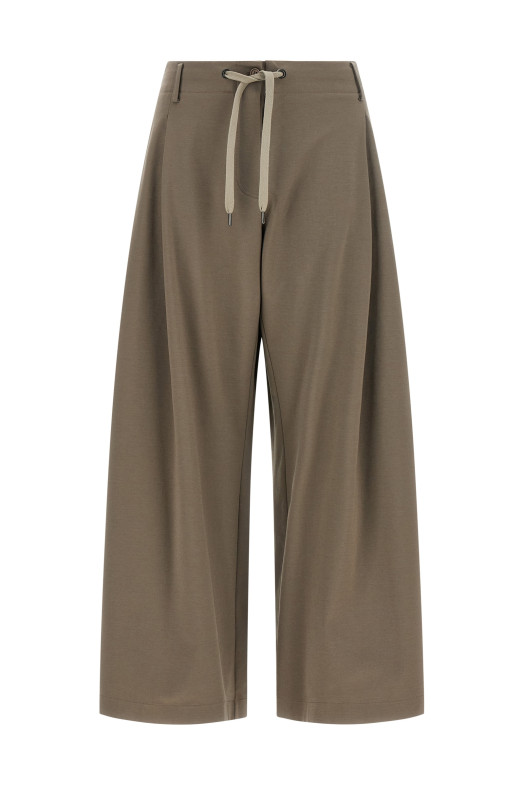 Брюки Interlock Couture, серые BRUNELLO CUCINELLI ML946EL199C9424