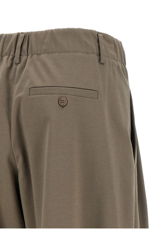 Брюки Interlock Couture, серые BRUNELLO CUCINELLI ML946EL199C9424