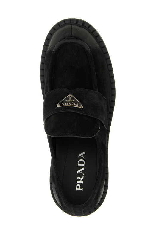 Suede loafers Black