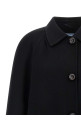 Однобортне пальто, чорне PRADA P642TESOOO179BF0002