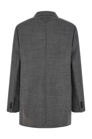 Single-breasted blazer Gray