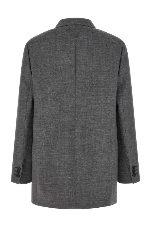 Single-breasted blazer Gray