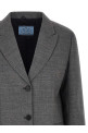 Single-breasted blazer Gray