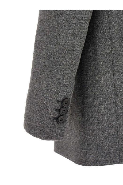 Single-breasted blazer Gray